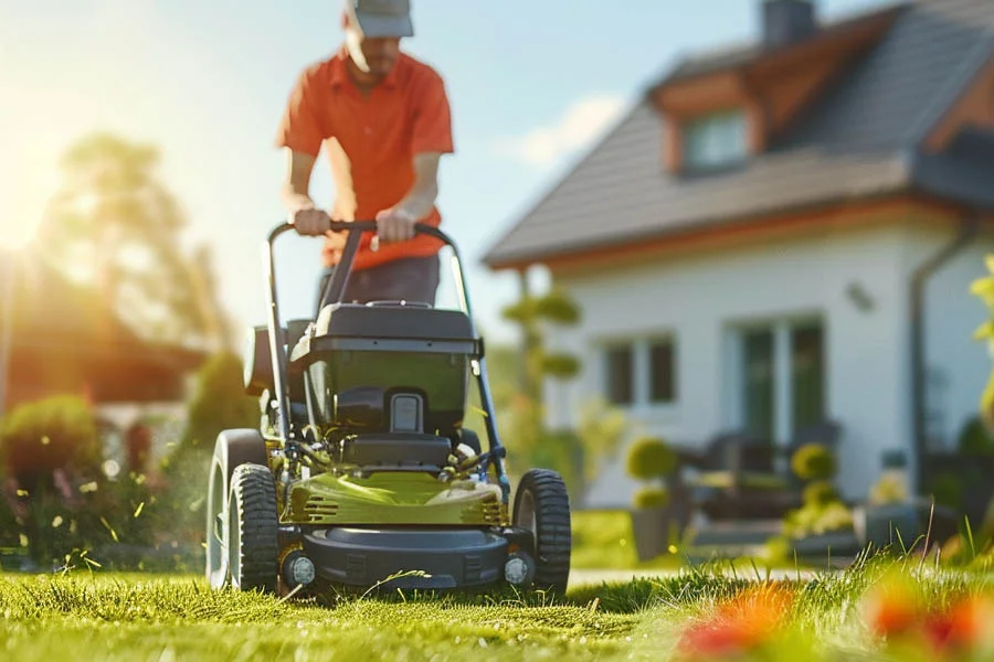 best electric self-propelled lawn mower